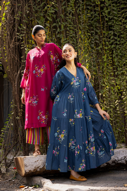 Iris Dress Blue