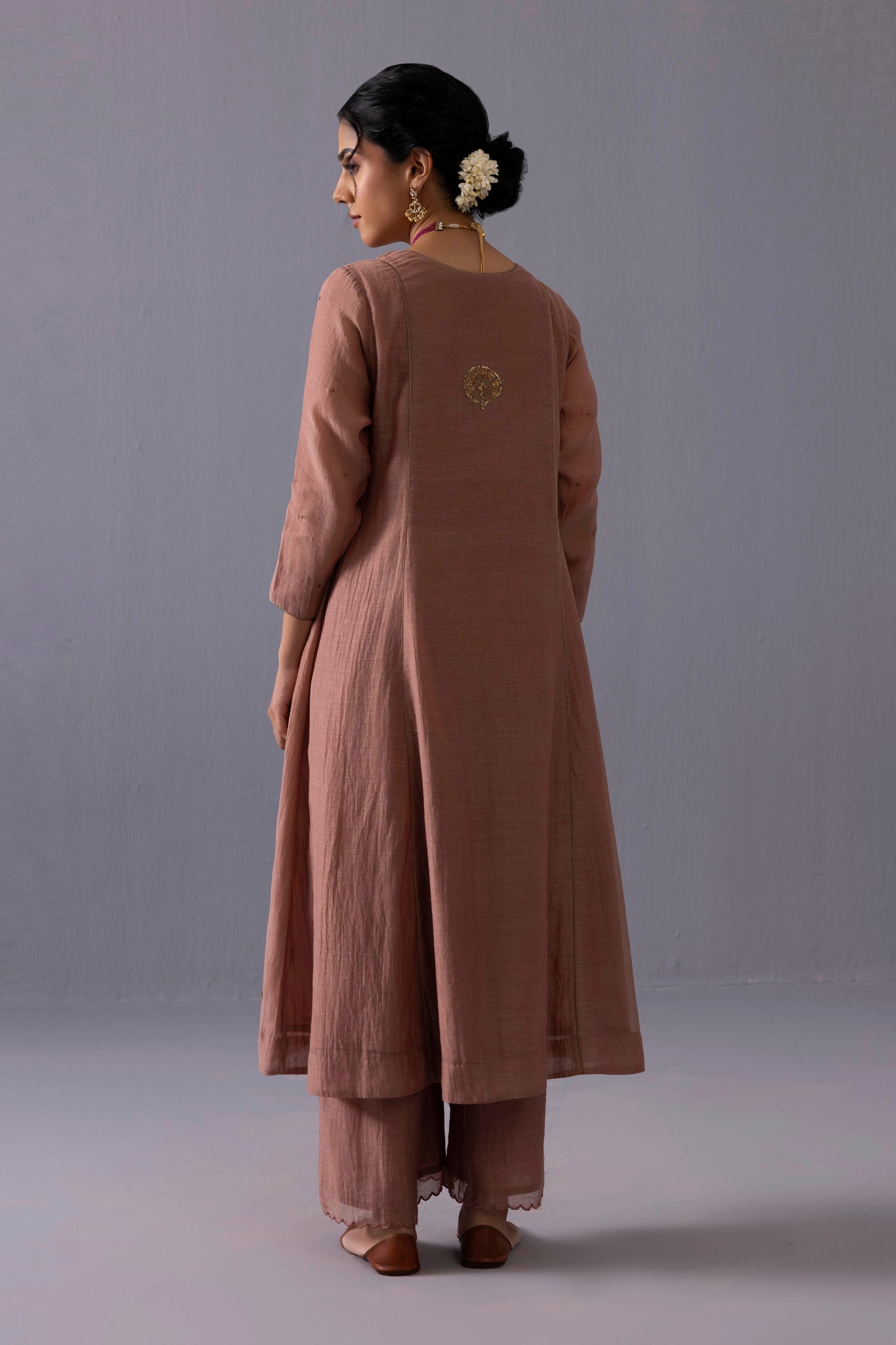 Noor Kurta Set Brown