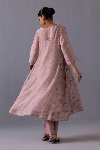 Sagarika Kurta Set Dusty Pink