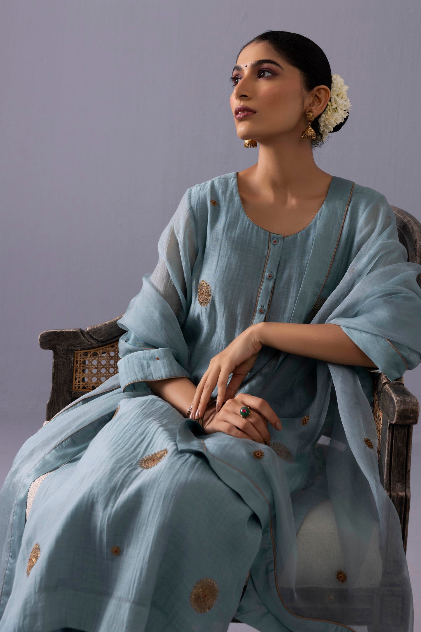 Malti Kurta Set Blue