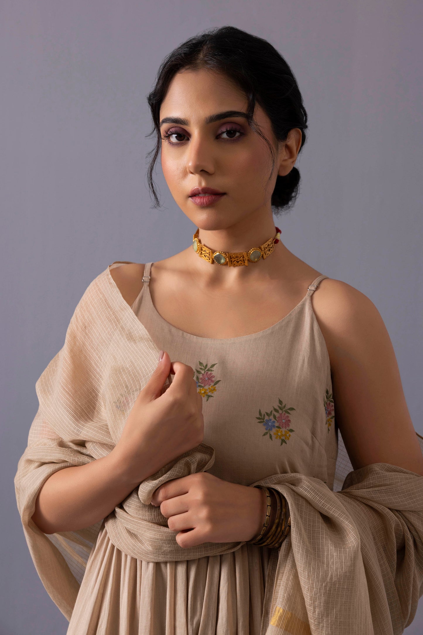 Mira Kurta Set Beige