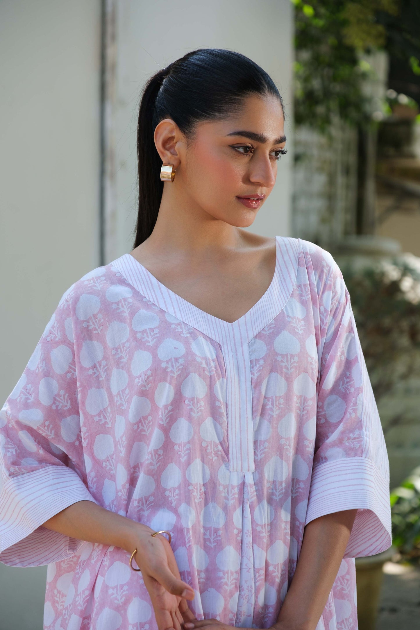 Bella kaftan set Pink