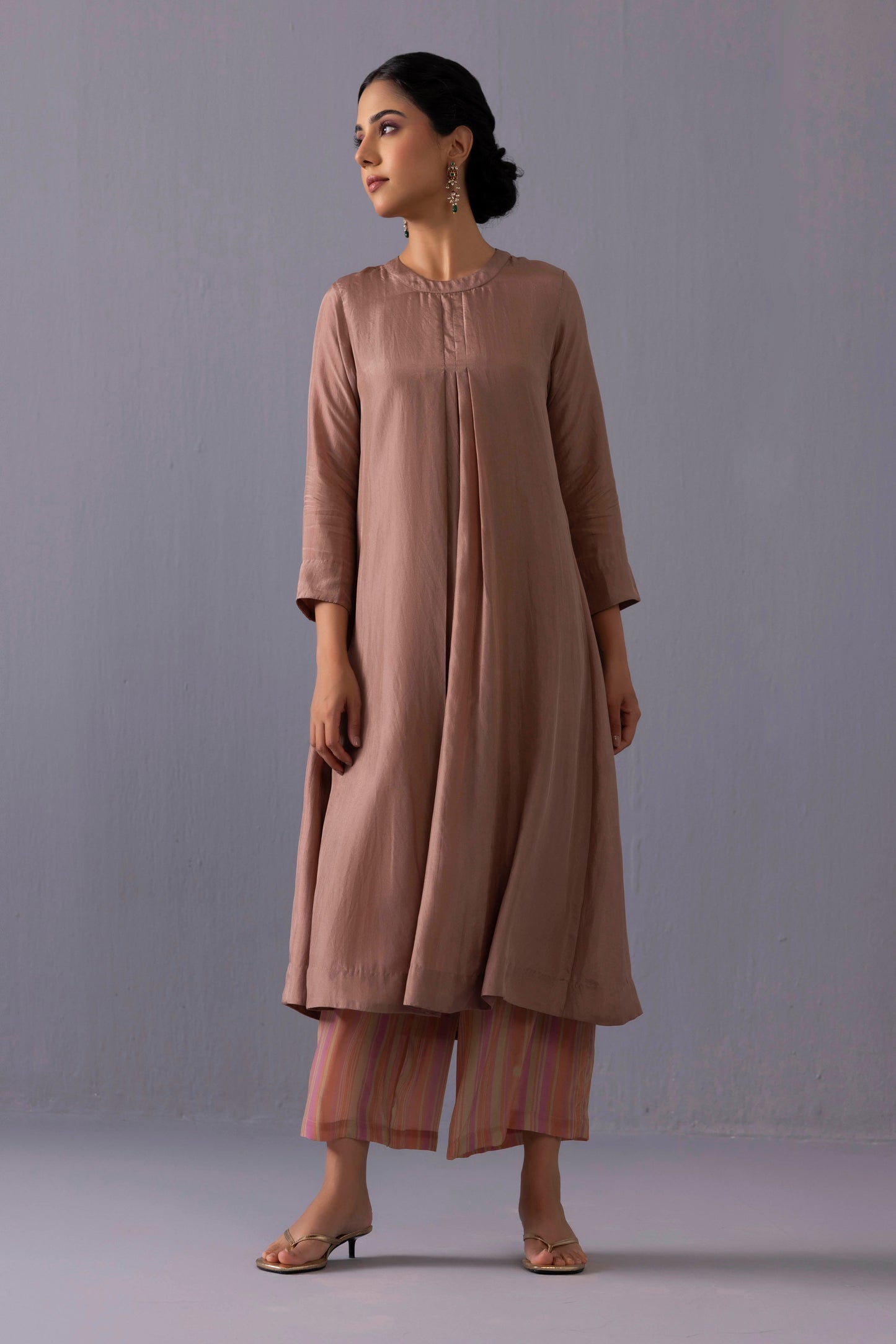 Maya Kurta Set Brown