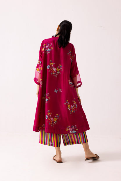 Juhi Kurta Set Magenta