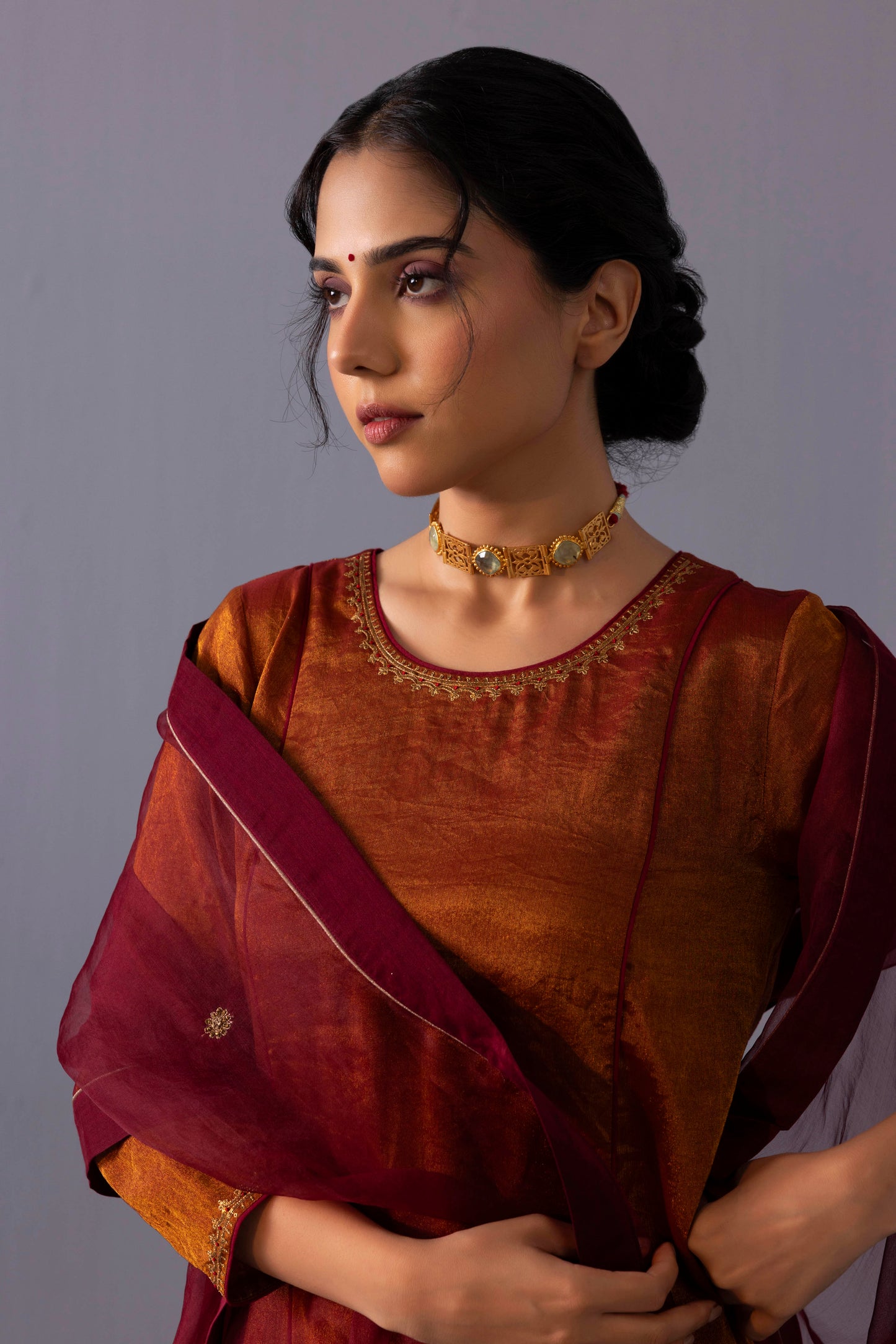 Himani Kurta Set Red