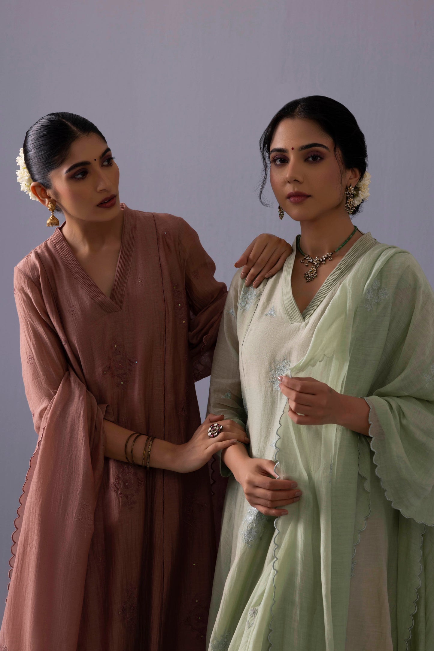 Ankita Kurta Set Brown