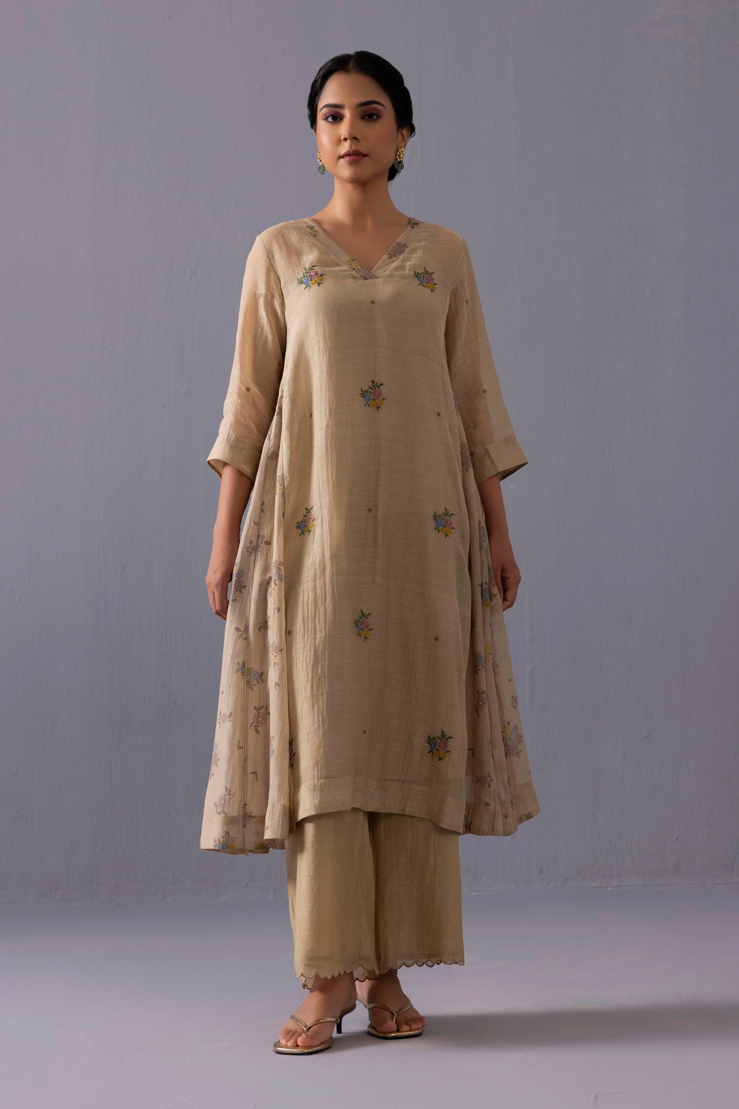 Sagarika Kurta Set Beige
