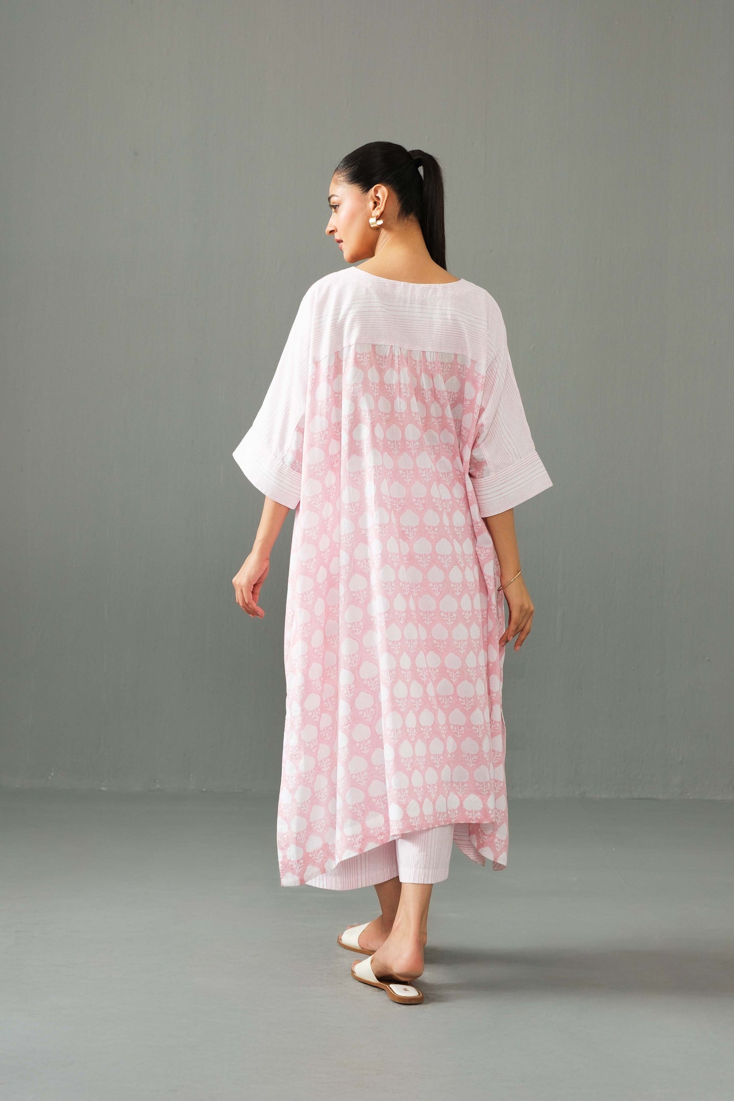 Bella kaftan set Pink