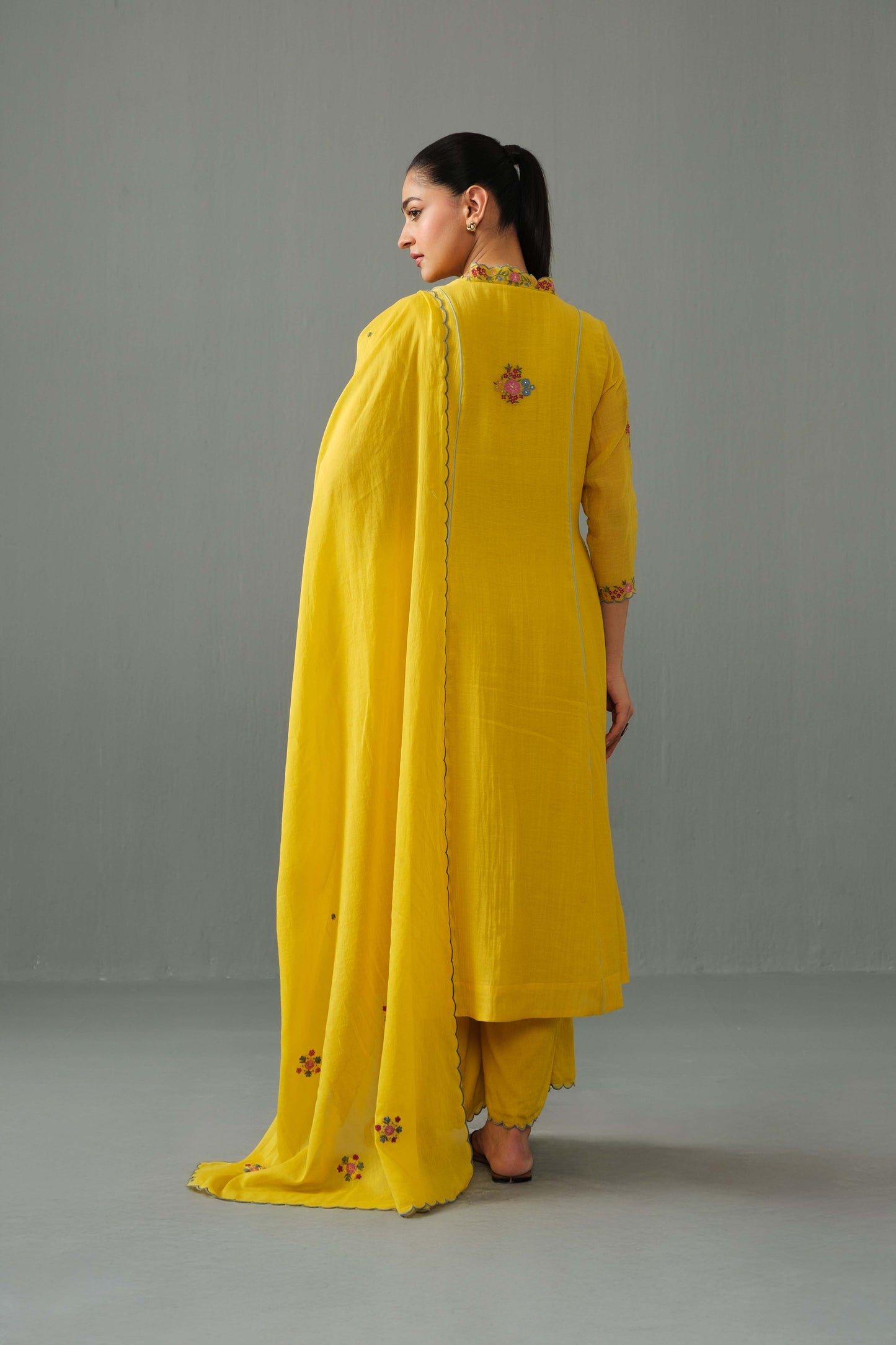 Zoe kurta set yellow