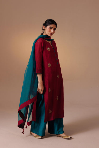 Avanti Color Block- Red Green