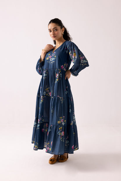 Iris Dress Blue