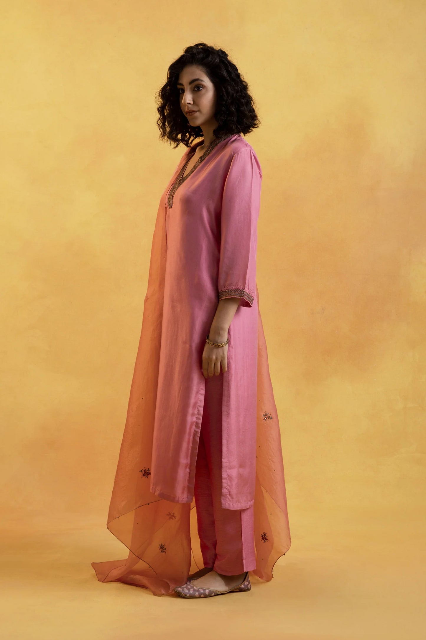 Lavanya V-neck Kurta Set of 3