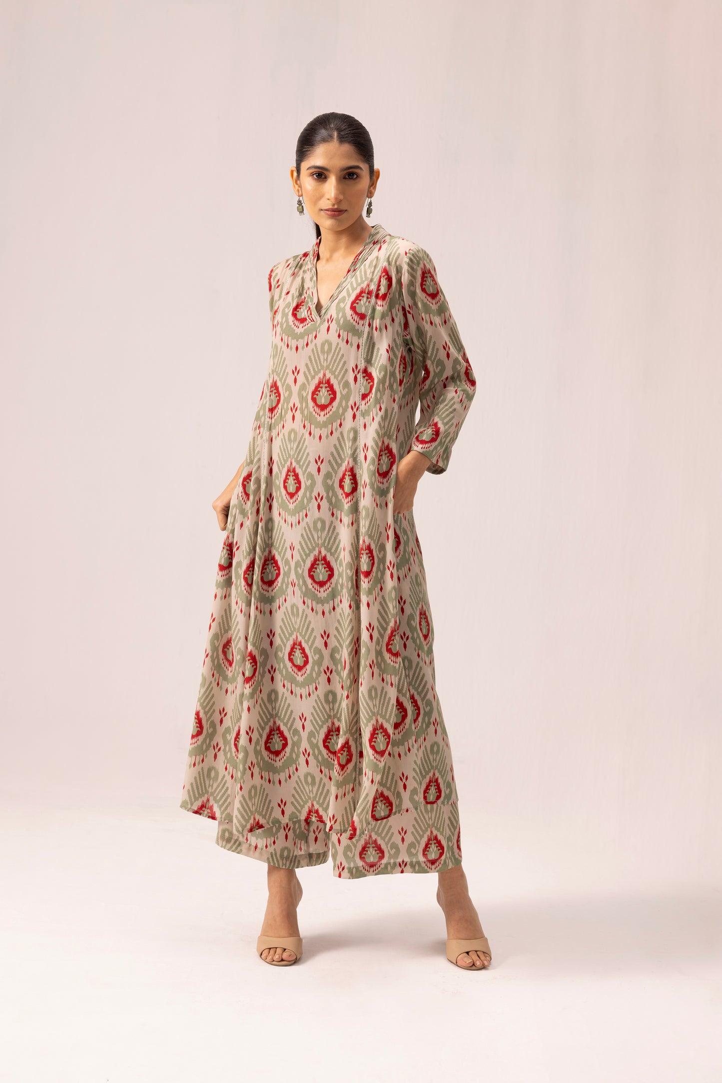 Thea Kurta Pant Set Off white