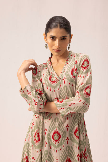 Thea Kurta Pant Set Off White