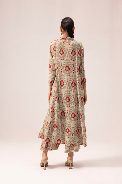 Thea Kurta Pant Set Off White