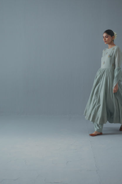 Latika Kurta Set Blue