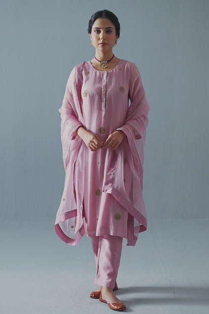 Malti Kurta Set Pink