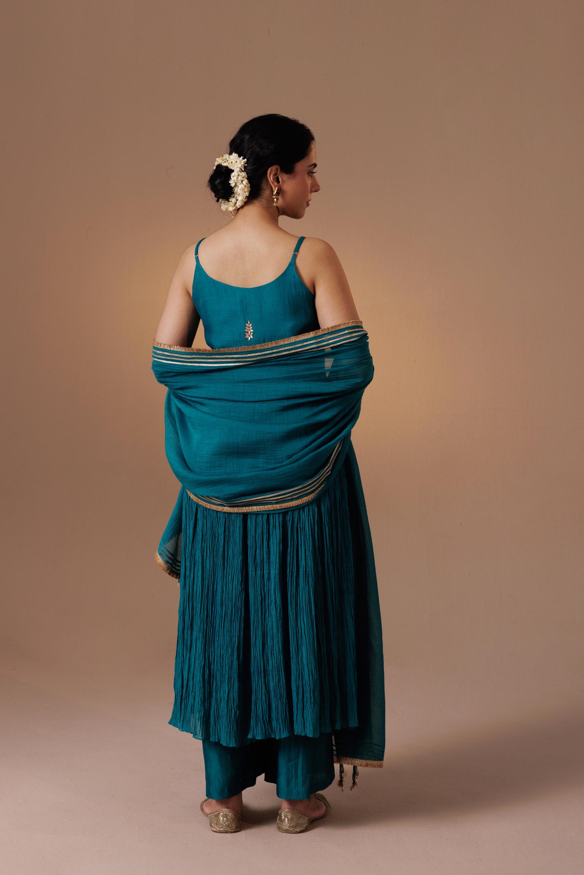 Roomani Kurta Set - Turquoise
