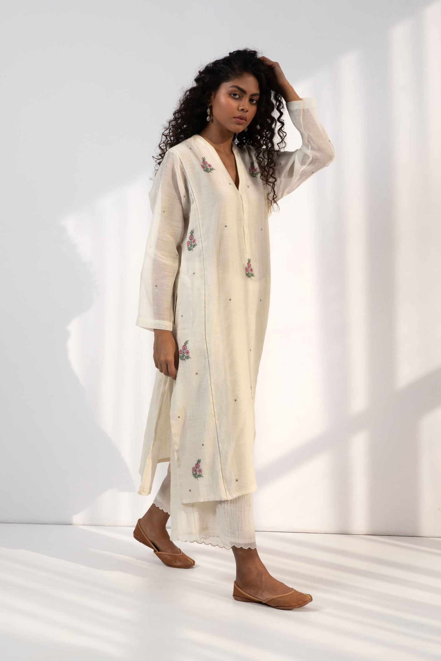 Ivy White Kurta Set of 2